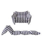 2 in 1 Foldable Kids Sofa Chair Couch Backrest Armchair Bed
